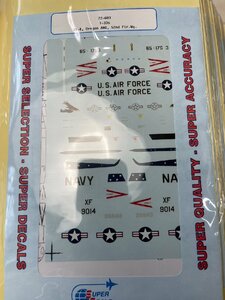  micro scale decal Lockheed T-33 SuperScale International | No. 72-603 | 1:72