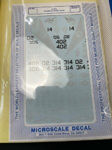  micro scale decal Microscale 48-292 1/48 Scale LTV A-7 Corsair II Model Airplane Decals
