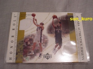 Jason Kidd ☆2001-02 UD Honor Roll All-NBA AUTHENTIC JERSEYS Combos