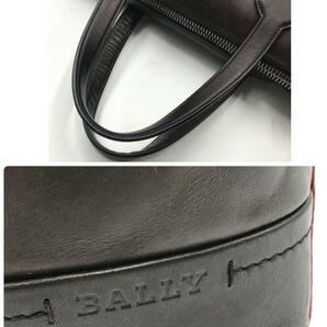 美品/A4収納可能●バリー BALLY メンズ ビジネス ブリーフケース トレインスポッティング ハンドバッグ トート ショルダー レザー ブラウンの画像8