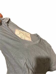 ロンハーマン　Ron Herman 半袖　ポケット　付き　Vネック　Tシャツ　ライトブルー　XS