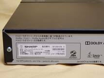 SHARP シャープ AQUOS BDレコーダー BD-NS510　2017年製　ジャンク品　部品取り用_画像8