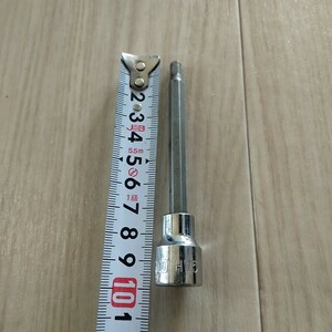 ESCO 3/8sq (9.5mm) 5㎜ 6角 ロング ヘックス ソケット 検索）ヘキサゴン ヘックス 六角 ボックス レンチ ラチエット ビット KTC snap-on