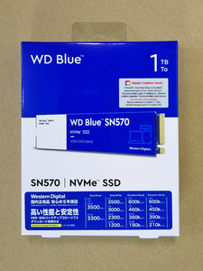 ★ 新品未開封 送料無料 Western Digital WD Blue SN570 1TB NVMe 内蔵SSD WDS100T3B0C M.2 Type 2280 PCIe Gen3x4