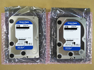 ★ 送料無料 Western Digital WD40EZRZ WD Blue 4TB HDD CMR 3.5インチ 内蔵 ハードディスク 2個セット（計8TB）　a