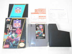 FC★NFL NATIONAL FOOTBALL LEAGUE NES 海外版(国内本体動作不可)★箱付・説明書付・ソフト付