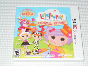 3DS*LALALOOPSY CARNIVAL of FRIENDS overseas edition North America version * box attaching * instructions attaching * soft attaching 