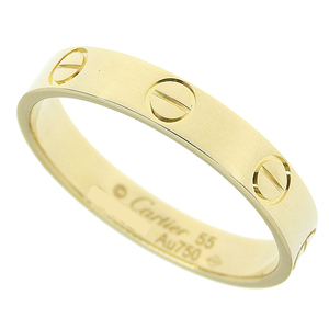 Cartier Mini Love Ring K18 Желтовое золото ювелирные украшения YG 15 (55) Ladies 40900045792 [режим ALA]