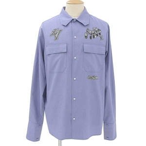  Louis * Vuitton regular long sleeve shirt tops long sleeve sound .XL blue blue RM231M TJ0 HOS22W 40802070520[ a la mode ]