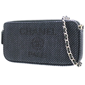 CHANEL(シャネル) ドーヴィル 2WAY ミニバッグ ショルダーバッグ チェーンウォレット ブラック黒 40802059650【アラモード】