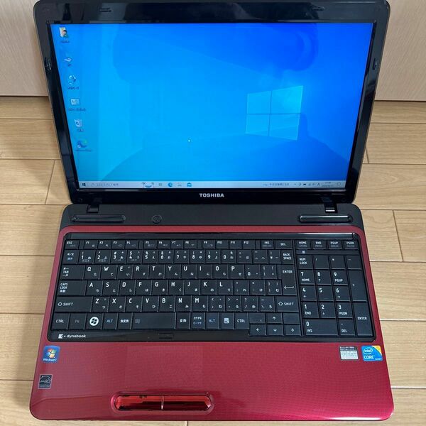 値下げしました TOSHIBA dynabook T350/46BR レッド corei5 Windows10 （ACアダプタ付）