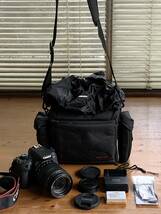 動作品 美品 Canon EOS Kiss X7i デジタルカメラ 一眼レフ 望遠レンズ バック バッテリー2個_画像1