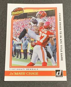 2022 Panini Donruss Football Highlights Ja’Marr Chase No.H-JC Cincinnati Bengals NFL ジャマール・チェイス　ベンガルズ　インサート