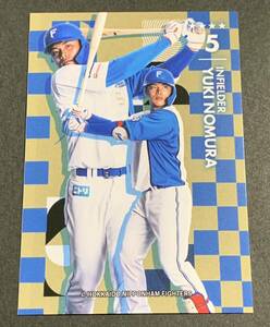 野村佑希　ファイターズトレカ　ビンゴ景品　北海道日本ハムファイターズ