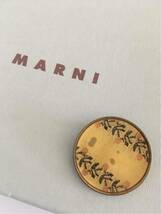 マルニ ブローチ サークルモチーフ MARNI アクセサリー アンティーク 円 植物柄 ボタニカル_画像1