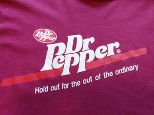レア 90s ビンテージ Dr Pepper ドクターペッパー プリントTシャツ USA製　FRUIT OF THE LOOMボディー M