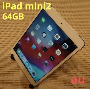 F4KM8 完動品iPad mini2(A1490)本体64GBシルバー送料込