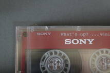  SONY ソニー カセットテープ what's up? HF-S46 TYPEⅠ ノーマルポジション WTS46R WTS46L 未使用 未開封 6本_画像7