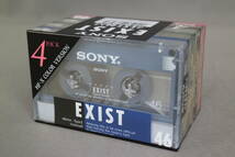 SONY ソニー カセットテープ EXIST 4EXT46M TYPEⅠ ノーマルポジション EXT46P EXT46N EXT46L EXT46G 未使用 未開封 4本_画像1