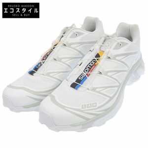  as good as new SALOMON Salomon XT-6 sneakers shoes men's white 27.5cm