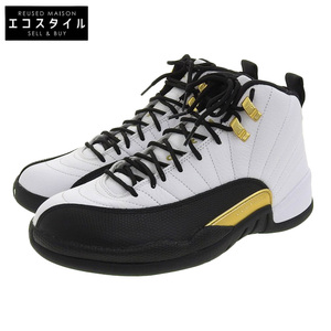 新品同様 NIKE ナイキ ROYALTY AIR JORDAN 12 RETRO シューズ メンズ ブラック×ホワイト 26cm CT8013-170