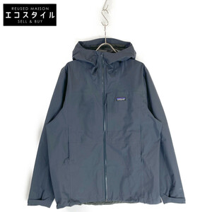 patagonia パタゴニア 85140 ボルダーフォーク レインジャケット ネイビー L ジャケット ポリエステル メンズ 中古