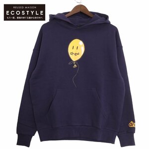 DREW HOUSE ドリューハウス Dark Navy Joy Hoodie ダークネイビー S トップス コットン メンズ 中古