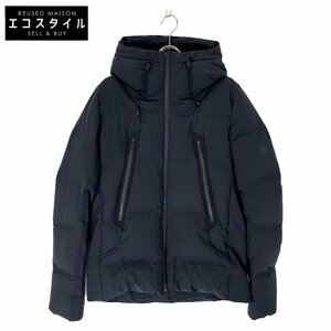 Mizusawa Down 水沢ダウン ネイビー マウンテニア DAMQGK30U ダウンジャケット ネイビー L ジャケット ポリエステル メンズ 中古