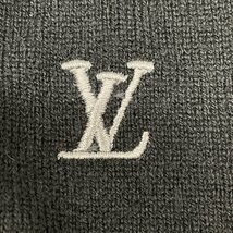 LOUIS VUITTON ルイヴィトン ブラック RM152Q H7N42WKC7 カシミヤ LV刺繍 カーディガン ブラック XXL カーディガン カシミア メンズ 中古_画像7