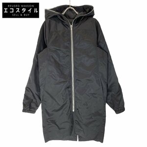 Rick Owens リックオウエンス RU02B2978-NBR ブラック ナイロン ロング ジャケット ブラック 44 コート ポリエステル メンズ 中古