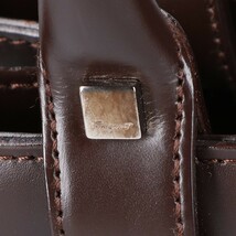 新品同様 Salvatore Ferragamo サルヴァトーレフェラガモ AU-21-1237 ハンドバッグ ダークブラウン レディース_画像10