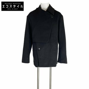  внутренний стандартный / DIOR HOMME Dior Homme 943C435B4703 FRONT PANEL PEA COAT шерсть передняя панель бушлат 50 черный мужской 