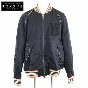 新品/国内正規 BURBERRY バーバリー 8009432 ヴィンテージチェック モノグラム 中綿入り ブルゾン/ ジャケット 60 ブラック メンズ