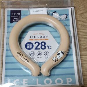 スヌーピー ICE LOOP アイスループ サマーグッズ 熱中症 暑さ対策 外遊び 保冷剤 ネックリング クールリング　Ssize