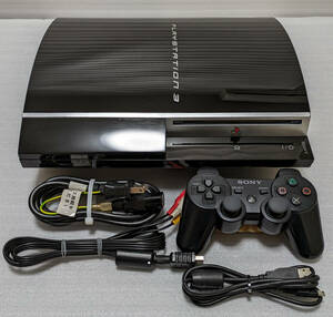 289 used SONY PS3 PlayStation 3 pre station 3 body CECHH HDD:80GB FW3.55 soft 1 pcs attaching 