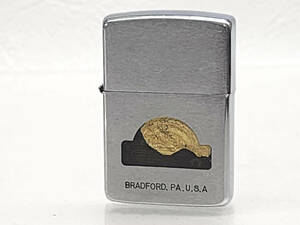 ★ R60507　ZIPPO ジッポ　オイルライター　BRADFORD.PA.U.S.A　シルバーカラー　火花確認　ライター　喫煙具 ★