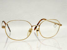 ★ R60514　SONIA RYKIEL ソニアリキエル　65-1692　1/20　12KGF　54□16　135　リング付き　ゴールド　眼鏡　メガネ　メガネフレーム ★_画像1