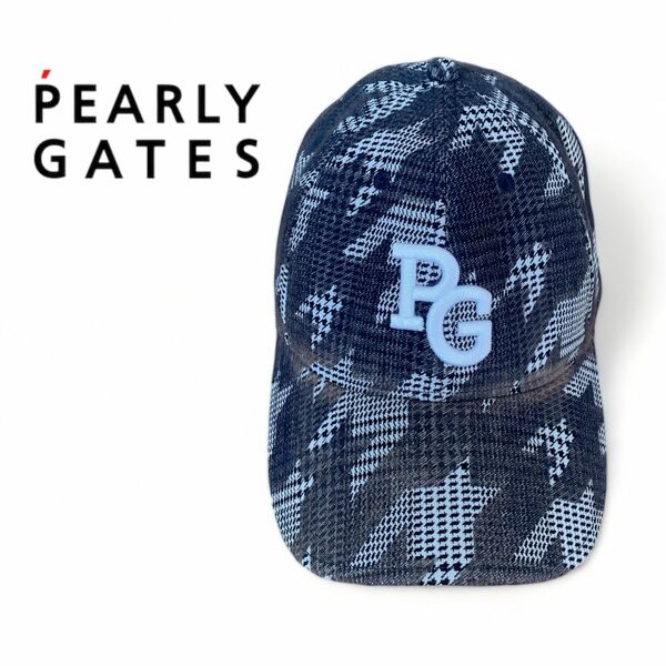 PEARLYGATES CAP パーリーゲイツ　キャップ　ゴルフ　ゴルフ帽子 ネイビー ユニセックス ゴルフウェア 帽子