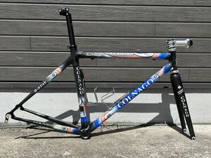 美品 ビンテージ カーボンフレーム『コルナゴ C40 サイズ480s 』COLNAGOステム+カーボンポスト付(画像が全て)