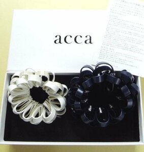 美品★acca /アッカ ◎ループシュシュ　2個セット　JAL機内販売品　未使用と思われる