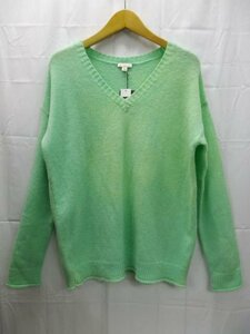 新品未使用品★GAP◎ギャップ/長袖ニット/Vネック/グリーン/緑/定価￥4900/M/Lサイズ