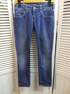 美品★AJ ARMANIJEANS◎アルマーニジーンズ/デニムパンツ/W24/69ｃｍ