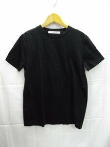 美品★Spick and Span◎スピック＆スパン/Tシャツ/ブラック/黒/日本製