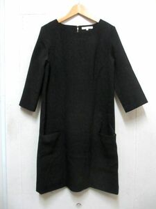*PROPORTION BODYDRESSING0 Proportion Body Dressing / black / black / 7 minute length of a sleeve One-piece /2 size 