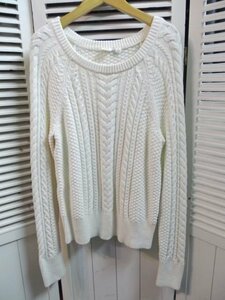  beautiful goods *GAP* Gap / long sleeve knitted / white /S size 