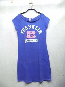 *FRANKLIN & MARSHALL / Frank Lynn Marshall * One-piece S size light blue Italy made 