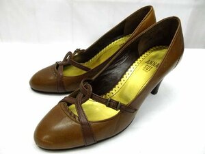 *ANNA SUI* Anna Sui / pumps / leather / Brown / tea / made in Japan /22.5cm