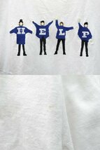 ★SHIPS JET BLUE THE BEATLES◎シップズ/ビートルズ/刺繍Tシャツ/ホワイト/白/Mサイズ_画像4