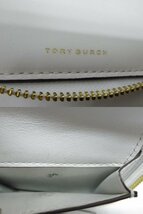 美品★Tory Burch◎トリーバーチ/二つ折り財布/レザー/布地/刺繍_画像5