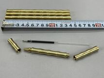 庄梅G679-60 銅製　竹型　ボールペン　5本　まとめて_画像7